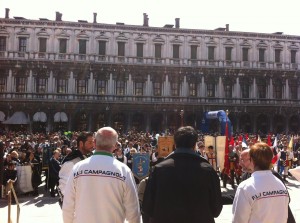 premiazioni dal palco